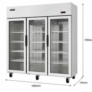 TGC16 3 Door Upright Display Freezer 1400L