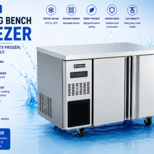 2 Door Under Bench Freezer 220L (WC1268)