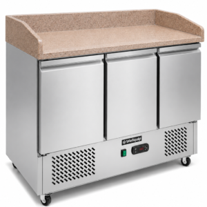 3 Door Saladette Pizza Prep Fridge 380L (S3PT)