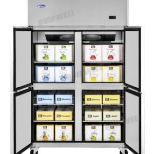TBSA13 4 Split Door Upright Storage Fridge 1300L - Image 4
