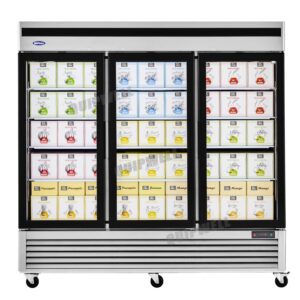 BGA2K 3 Door Upright Display Fridge 2050L - Image 4