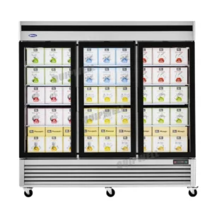 2050L 3 Door Upright Display Freezer (BGC2K) - Image 3
