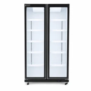 Commercial upright display fridge with LED lighting