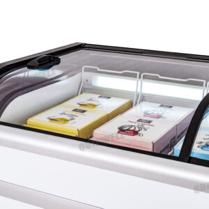 KB50A Glass Display Chest Fridge 500L - Image 4