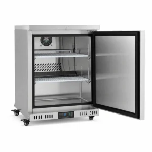 one door under bench freezer with auto defrost