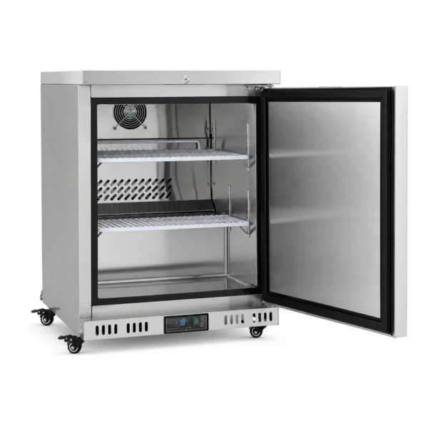 one door under bench freezer with auto defrost