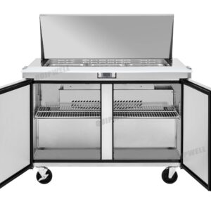 MSA42 2 Door Mega Salad Prep Fridge 420L 9×GN1/3 - Image 3