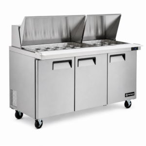 3 Door Mega Salad Prep Fridge 640L (MSA64)