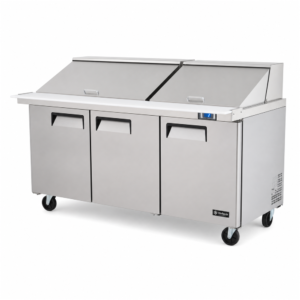 3 Door Mega Salad Prep Fridge 640L (MSA64) - Image 4