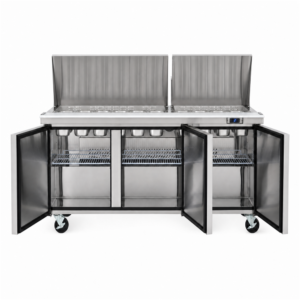 3 Door Mega Salad Prep Fridge 640L (MSA64) - Image 3