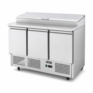 3 Door Saladette Prep Fridge 380L (S30T) - Image 4