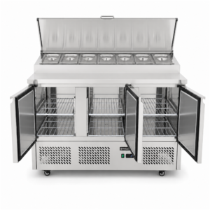 3 Door Saladette Prep Fridge 380L (S30T) - Image 3