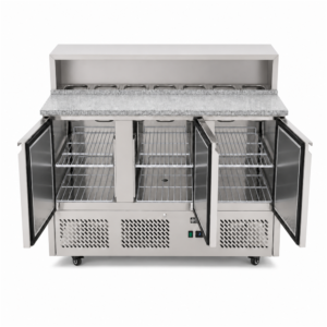 3 Door Saladette Prep Fridge 380L (S3M) - Image 3
