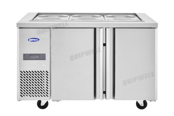 SR126-1 Edit commercial saladette prep fridge for restaurants, cafés, and dessert bars