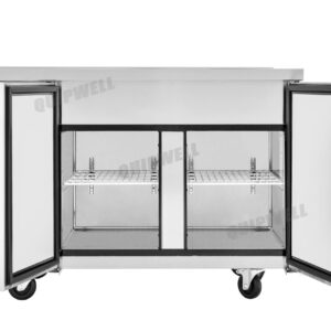 2 Door Salad Toppings Fridge 340L (SR126) - Image 3