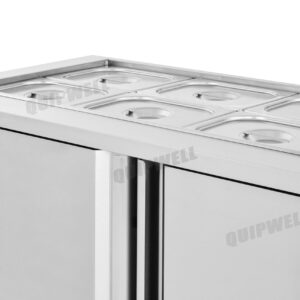 2 Door Salad Toppings Fridge 340L (SR126) - Image 2