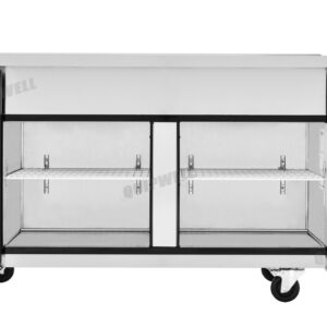2 Door Salad Toppings Fridge 460L (SR158) - Image 2
