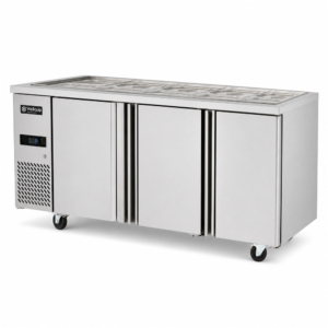 3 Door Salad Toppings Fridge 580L (SR1810) - Image 4