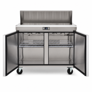 2 Door Salad Prep Fridge 340L (SSA34) - Image 3