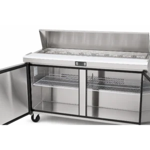 2 Door Salad Prep Fridge 510L (SSA51) - Image 5