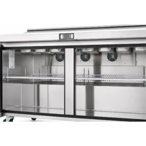 2 Door Salad Prep Fridge 510L (SSA51) - Image 6