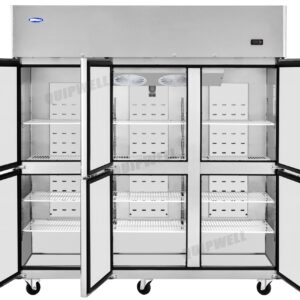TBSC15 6 Split Door Upright Storage Freezer 1400L - Image 3