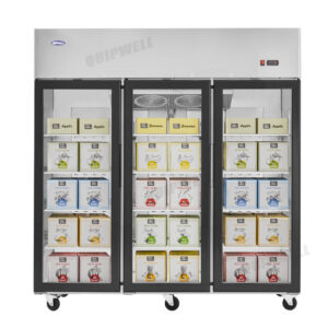 TGA15B 3 Door Upright Display Fridge 1400L - Image 6