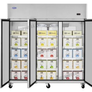 TSA15 3 Door Upright Storage Fridge 1400L - Image 4