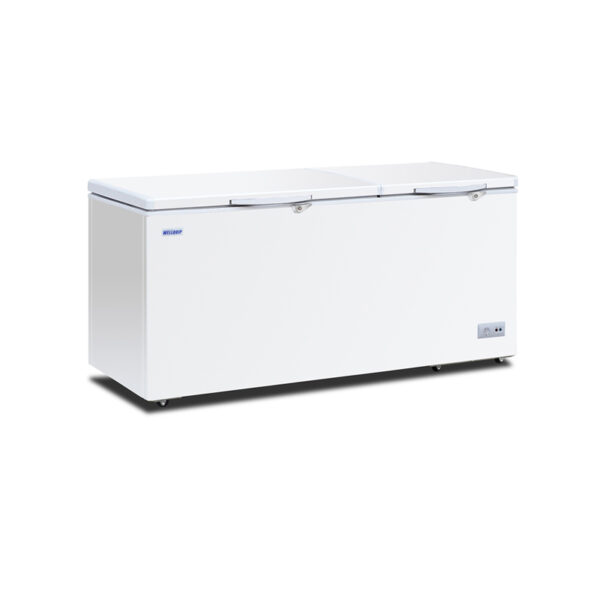 VERTICAL1-2.jpg Energy-efficient storage chest freezer with 750L capacity, inventory baskets and solid doors
