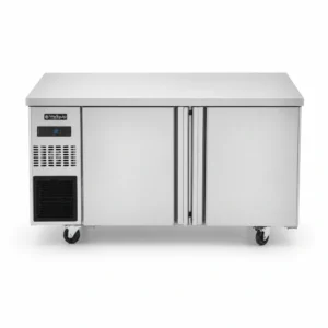 370L commercial kitchen under bench freezer front view