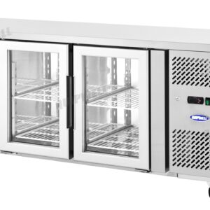 3 Door Glass Under Bench Fridge 420L (WGA42) - Image 6