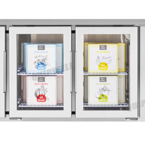 3 Door Glass Under Bench Fridge 420L (WGA42) - Image 4