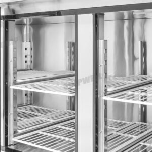 3 Door Glass Under Bench Fridge 420L (WGA42) - Image 7