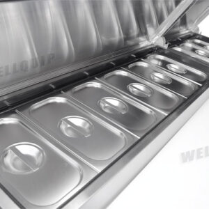 commercial pizza prep fridge for pizzerias, cafés, and restaurants