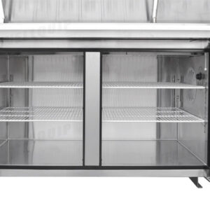 commercial pizza prep fridge for pizzerias, cafés, and restaurants