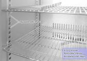 Energy-efficient bar fridge with 210L capacity, fan-forced cooling and adjustable shelves