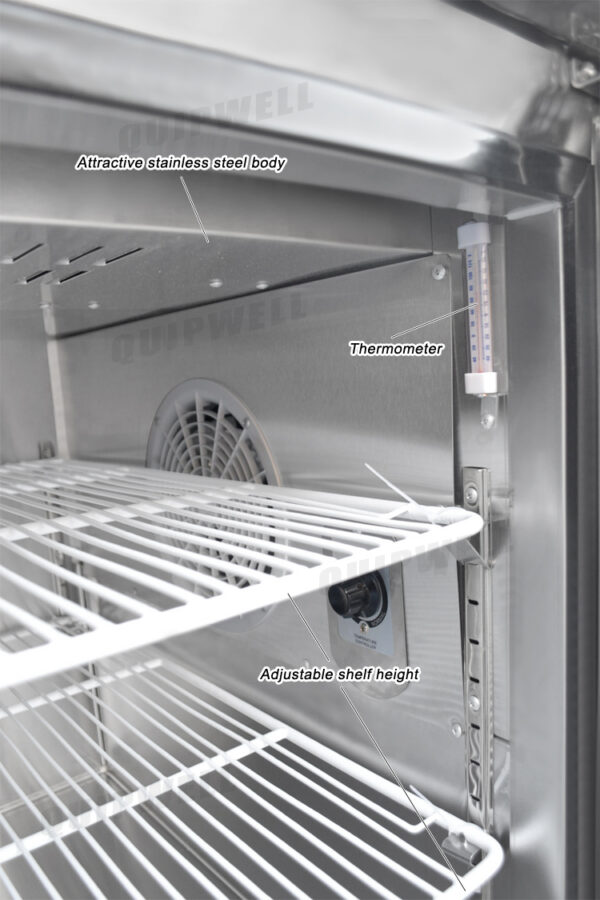 commercial pizza prep fridge for pizzerias, cafés, and restaurants