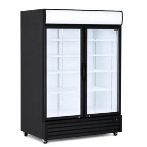 1360L 2 Door Upright Display Fridge (LG14HB) - Hinged - Image 3