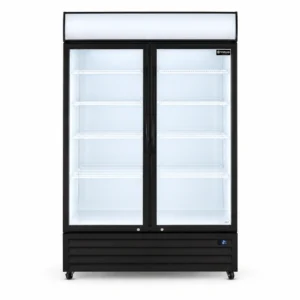 1360L 2 Door Upright Display Fridge (LG14HB) - Hinged - Image 4