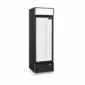 1 door upright glass door fridge 430 litre