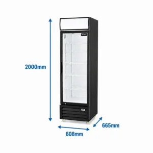 1 Door Upright Display Fridge 430L (G40B) - Image 5