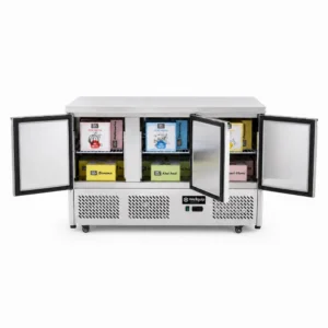 3 Door Bench Fridge 380L (S3ST) - Image 4