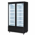 Wellquip FC2X 2 door upright display freezer with auto defrost cooling