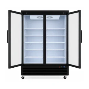 1360L 2 Door Upright Display Freezer (FC82) - Image 3