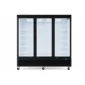 Wellquip 2090L 3 door upright display freezer FC83 front view