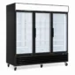 2090L commercial glass door display freezer for supermarkets
