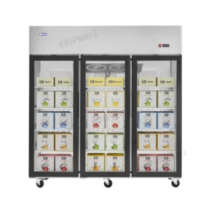 1970L 3 Door Upright Display Freezer (TGC2KB) - Image 3