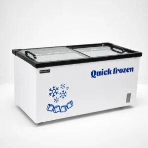 Island chest freezer with wide temperature settings