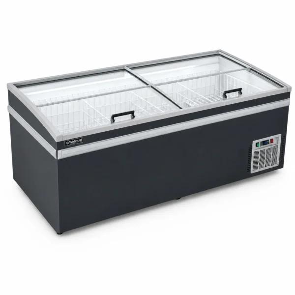 800L display chest freezer for frozen products