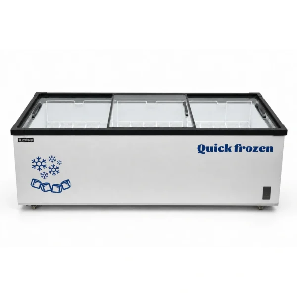 Wellquip CF2510BS island freezer front view